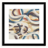 Ribbon Flow Elegance – Modern Abstract Canvas Prints for Interiors