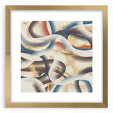 Ribbon Flow Elegance – Modern Abstract Canvas Prints for Interiors
