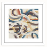 Ribbon Flow Elegance – Modern Abstract Canvas Prints for Interiors