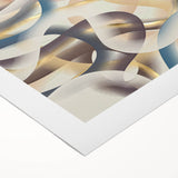 Ribbon Flow Elegance – Modern Abstract Canvas Prints for Interiors