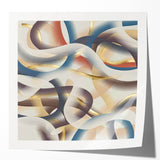 Ribbon Flow Elegance – Modern Abstract Canvas Prints for Interiors