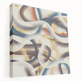 Ribbon Flow Elegance – Modern Abstract Canvas Prints for Interiors
