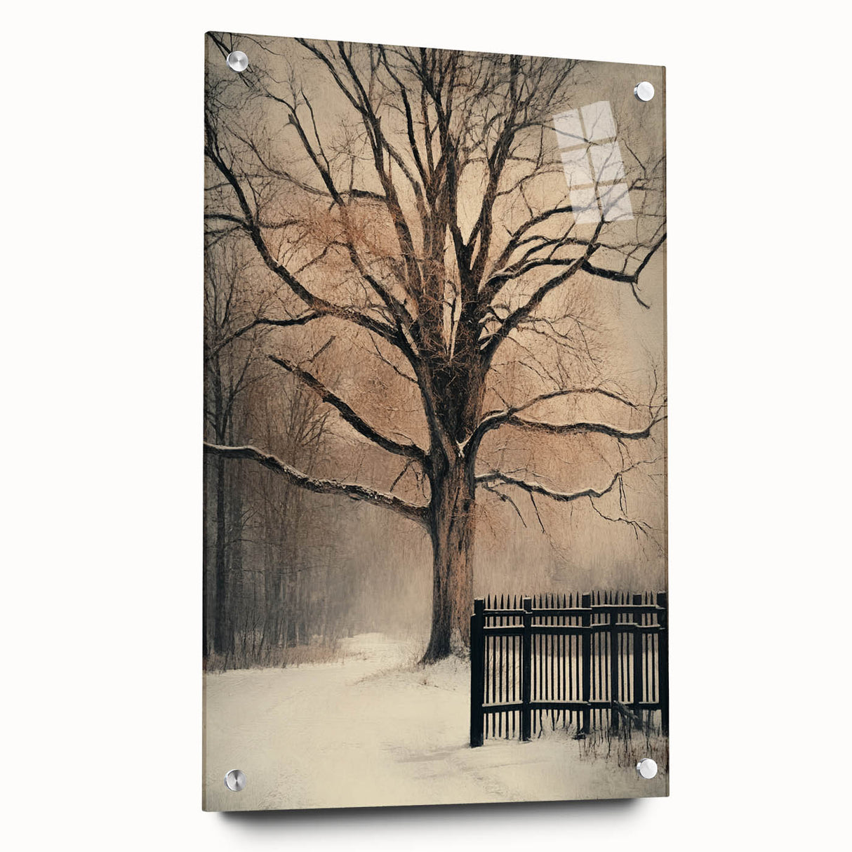 Winter’s Embrace – Fine Art Photography of a Snowy Landscape