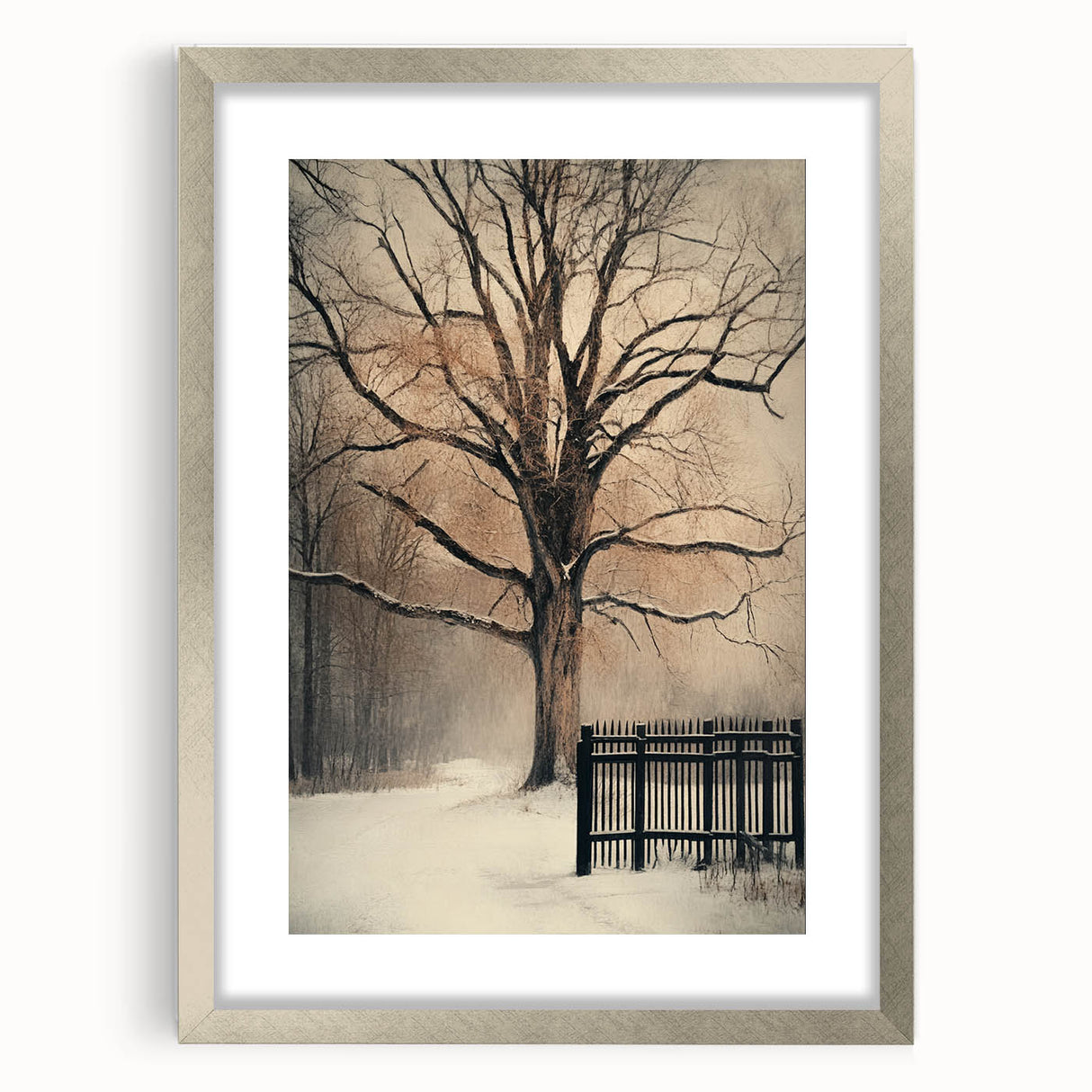 Winter’s Embrace – Fine Art Photography of a Snowy Landscape