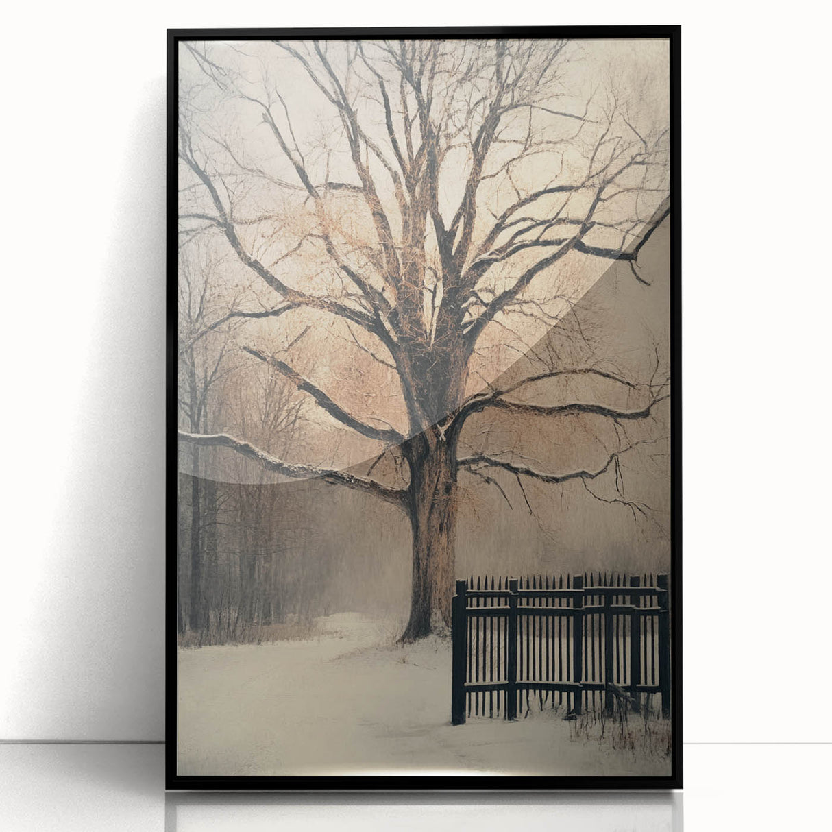 Winter’s Embrace – Fine Art Photography of a Snowy Landscape
