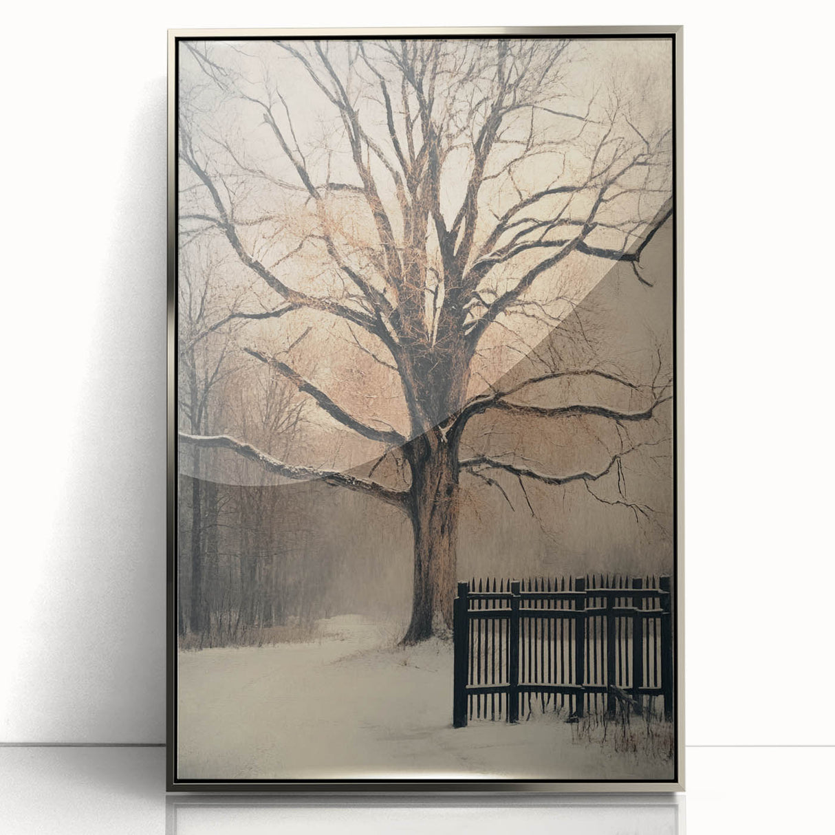 Winter’s Embrace – Fine Art Photography of a Snowy Landscape