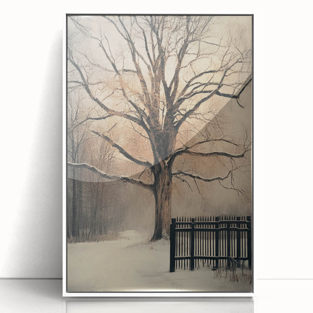 Winter’s Embrace – Fine Art Photography of a Snowy Landscape