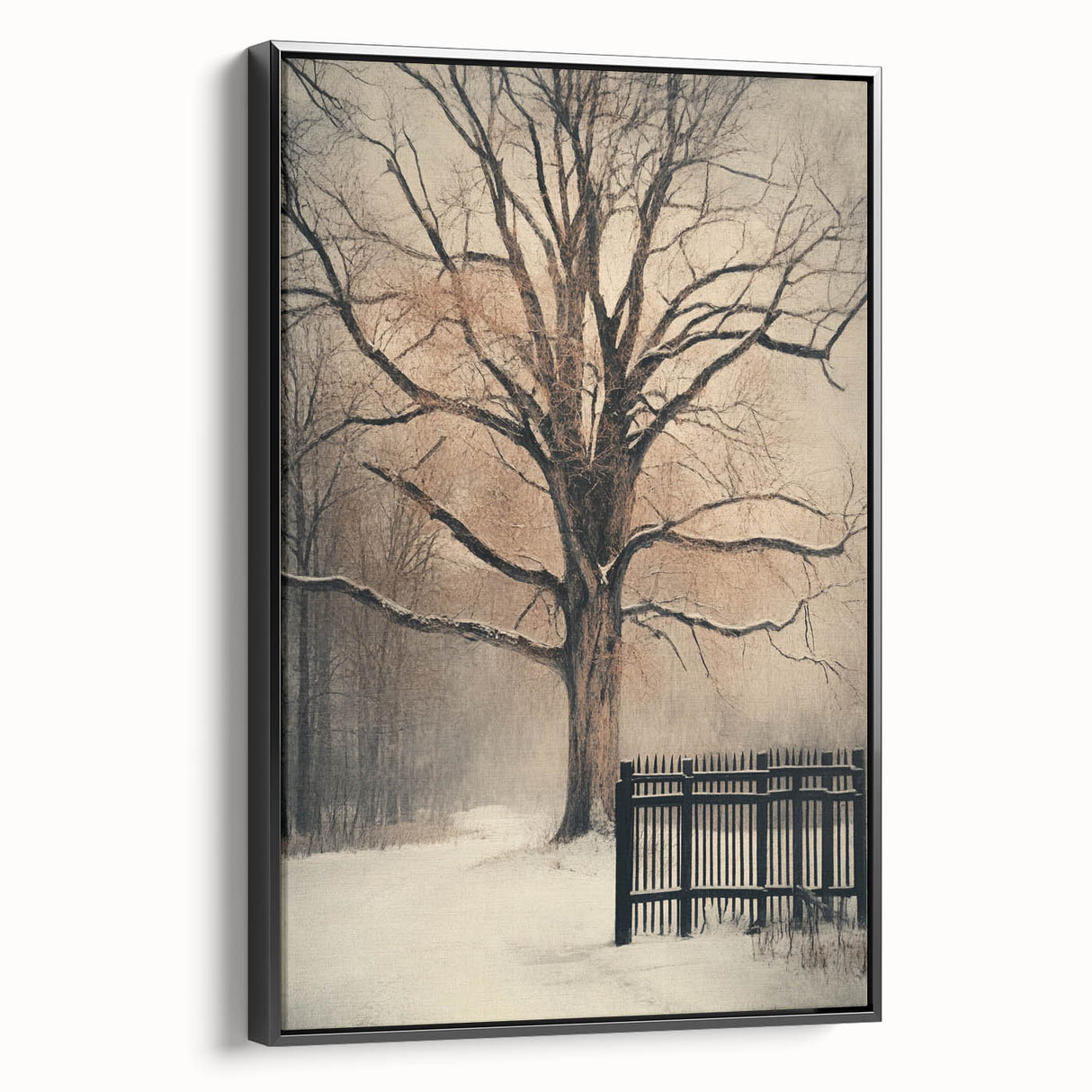 Winter’s Embrace – Fine Art Photography of a Snowy Landscape