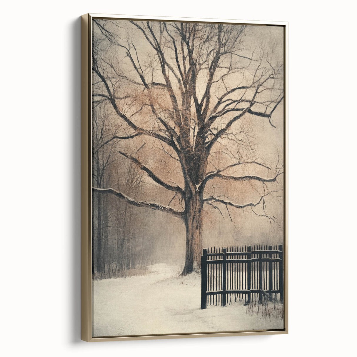 Winter’s Embrace – Fine Art Photography of a Snowy Landscape