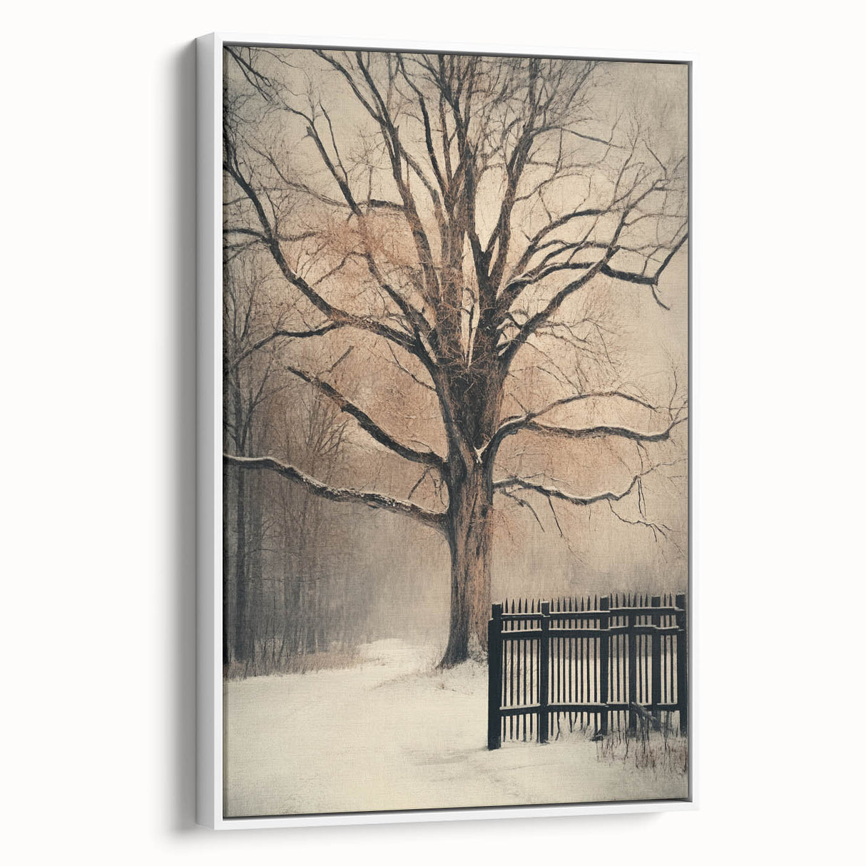 Winter’s Embrace – Fine Art Photography of a Snowy Landscape