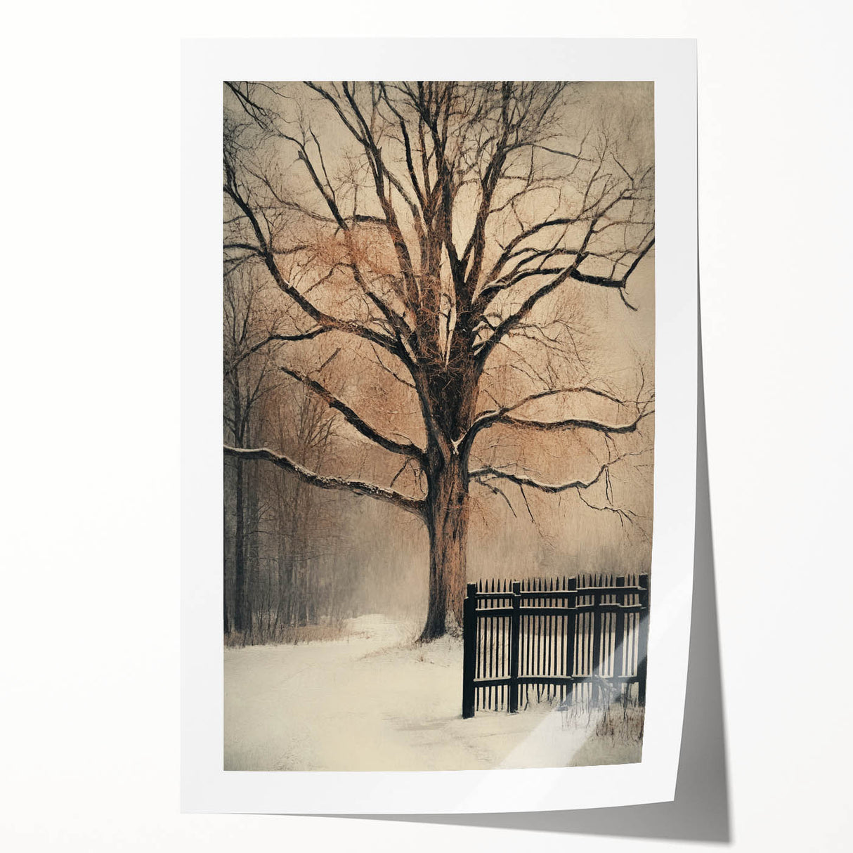 Winter’s Embrace – Fine Art Photography of a Snowy Landscape