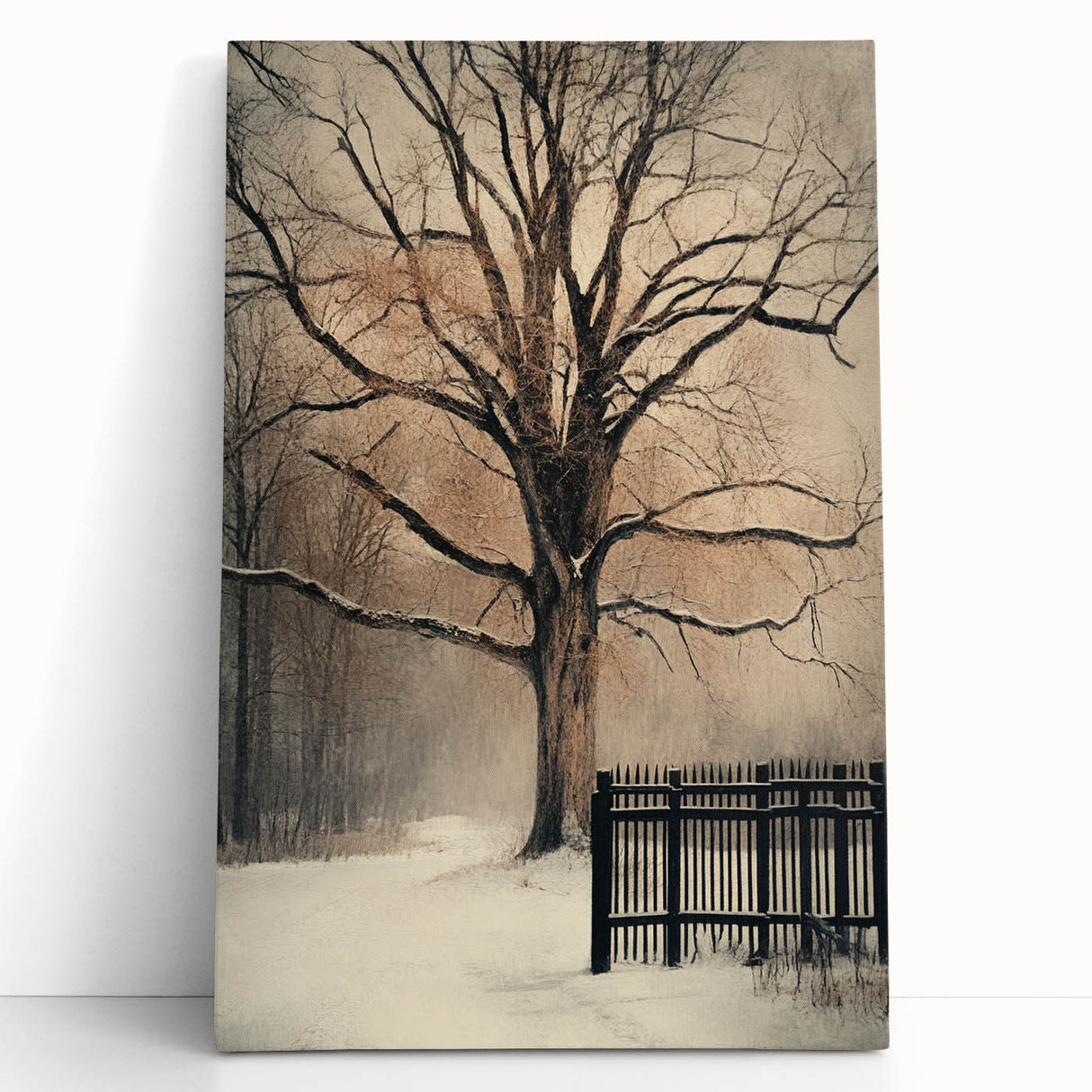 Winter’s Embrace – Fine Art Photography of a Snowy Landscape