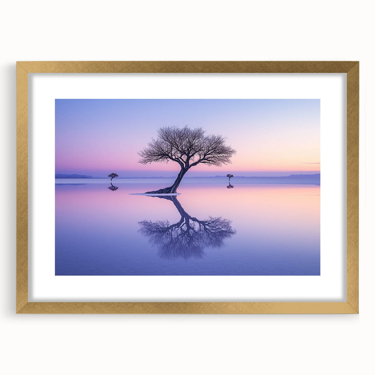 Serene Reflection Tree Art – Landscape & Nature Art Prints