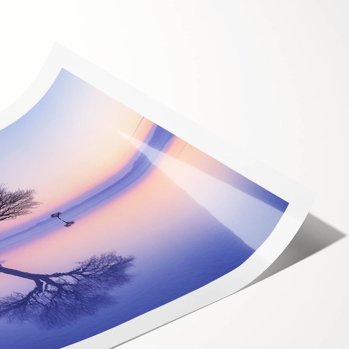 Serene Reflection Tree Art – Landscape & Nature Art Prints