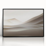 Minimalist Landscape Wall Art – Soft Beige Desert Dune Horizons