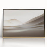 Minimalist Landscape Wall Art – Soft Beige Desert Dune Horizons