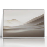 Minimalist Landscape Wall Art – Soft Beige Desert Dune Horizons