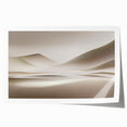 Minimalist Landscape Wall Art – Soft Beige Desert Dune Horizons