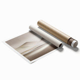 Minimalist Landscape Wall Art – Soft Beige Desert Dune Horizons