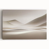 Minimalist Landscape Wall Art – Soft Beige Desert Dune Horizons