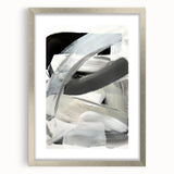 Moody Modern Wall Art – Contemporary Black & Gray Abstract Painting