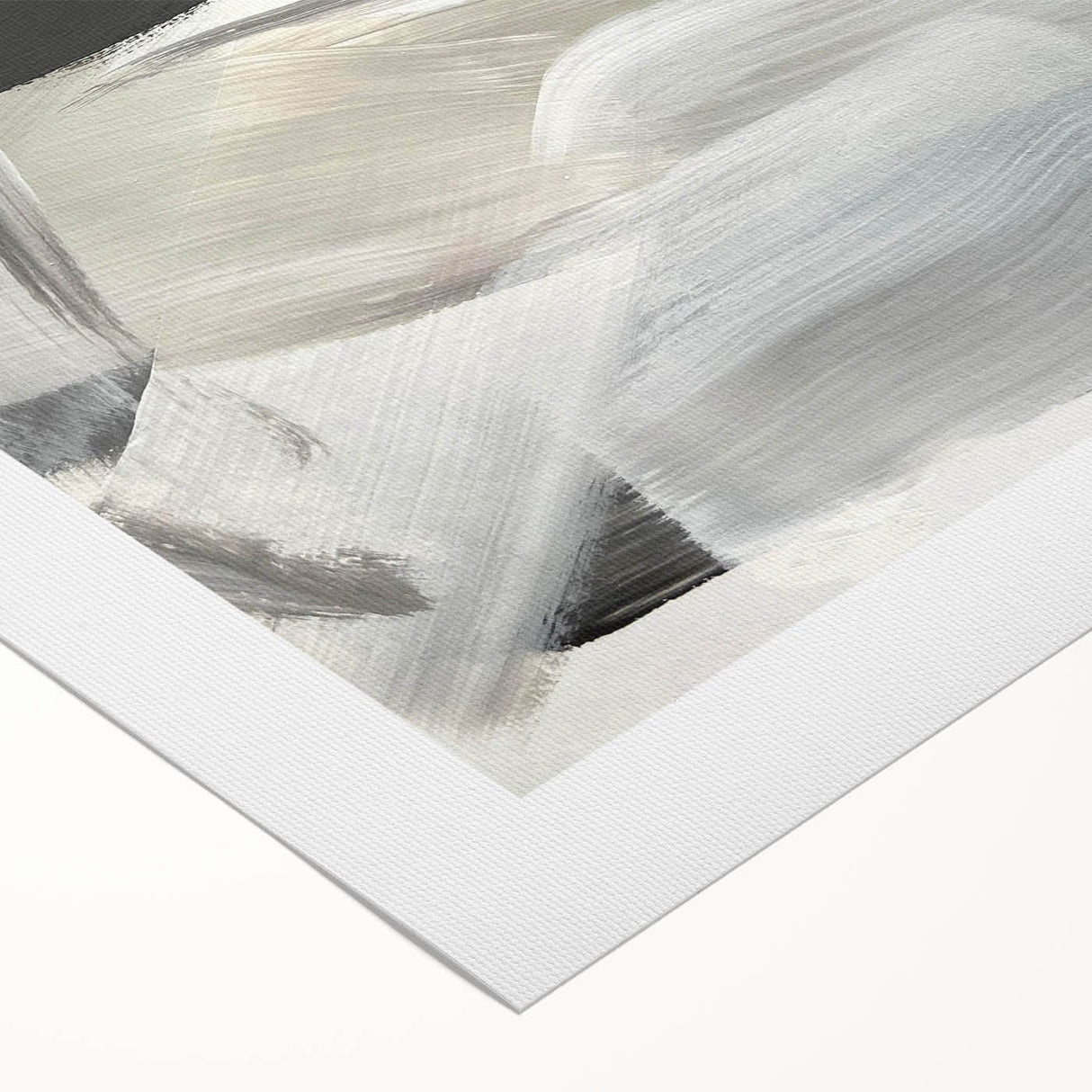 Moody Modern Wall Art – Contemporary Black & Gray Abstract Painting
