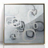 Modern Monochrome Wall Art – Abstract Geometric Design