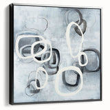 Modern Monochrome Wall Art – Abstract Geometric Design