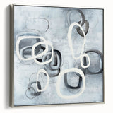 Modern Monochrome Wall Art – Abstract Geometric Design