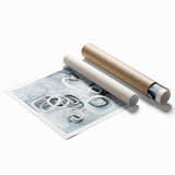 Modern Monochrome Wall Art – Abstract Geometric Design