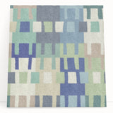 Modern Abstract Canvas Prints – Mint, Blue, and Beige Grid Art