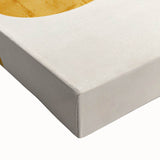 Abstract Fluid Canvas Art – Red, Blue & Orange Wave-Inspired Print