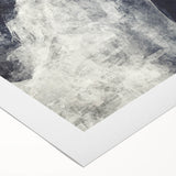 Majestic Black and White Horse Wall Art - Abstract Equine Canvas