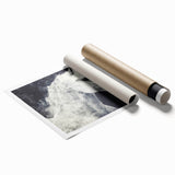 Majestic Black and White Horse Wall Art - Abstract Equine Canvas