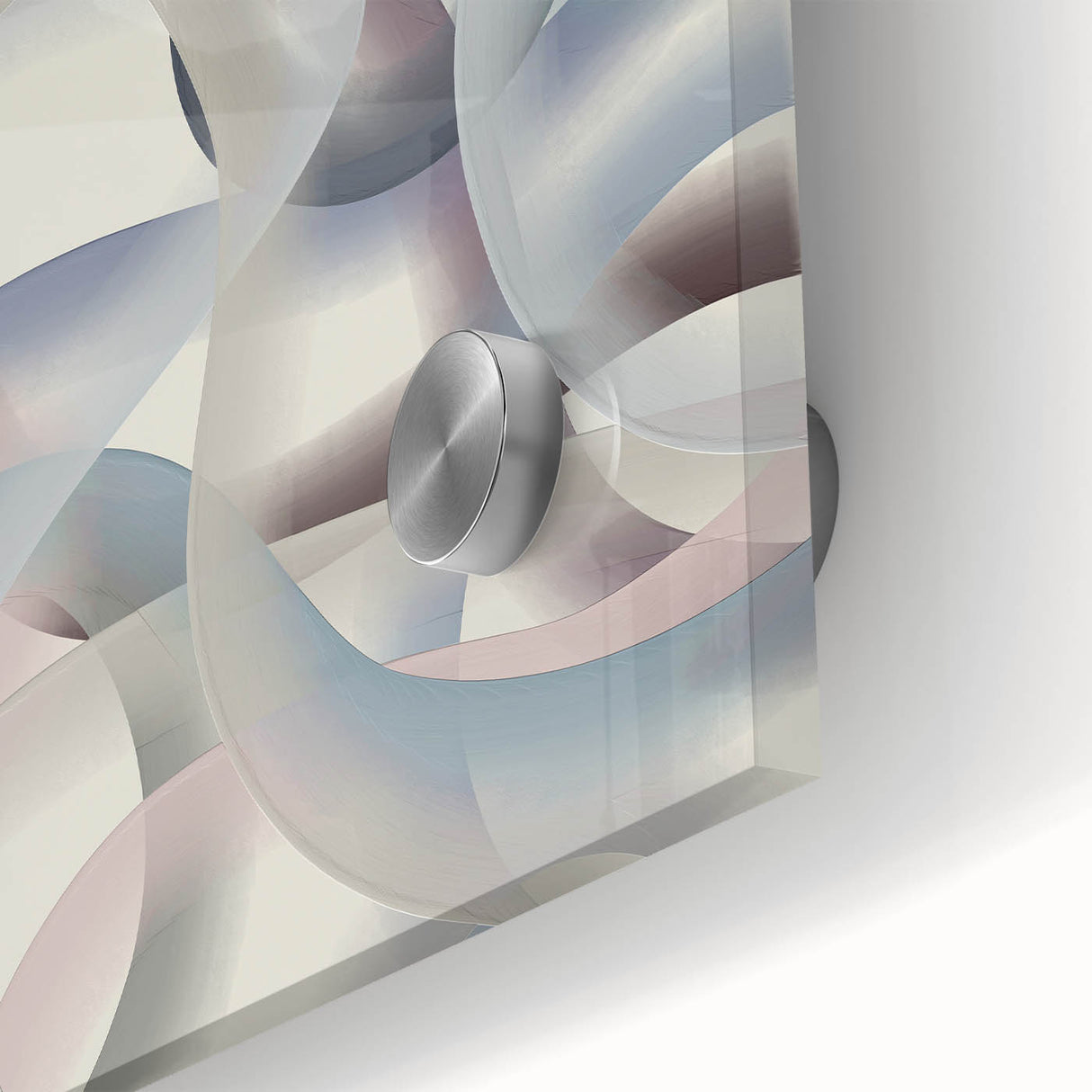 Soft Curve Harmony – Colorful Abstract Wall Hangings in Pastel Tones
