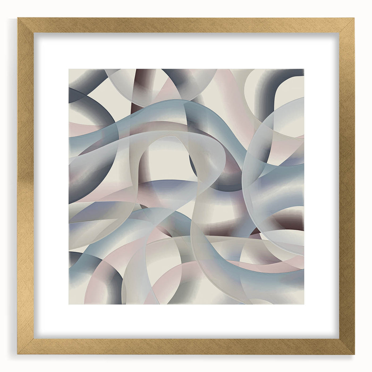 Soft Curve Harmony – Colorful Abstract Wall Hangings in Pastel Tones