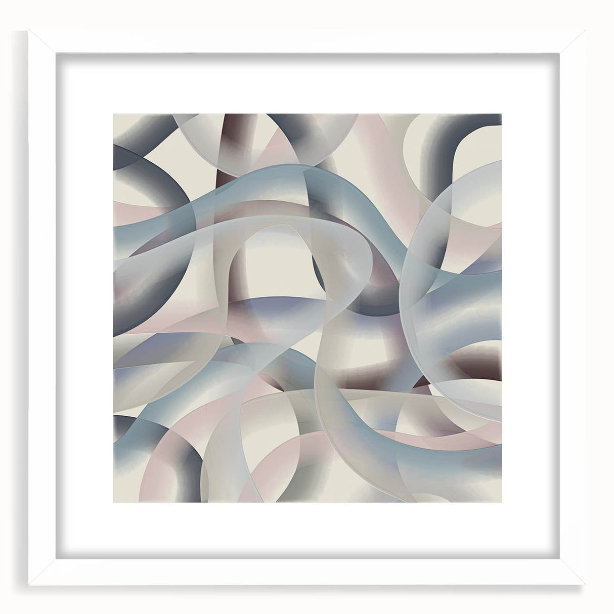 Soft Curve Harmony – Colorful Abstract Wall Hangings in Pastel Tones