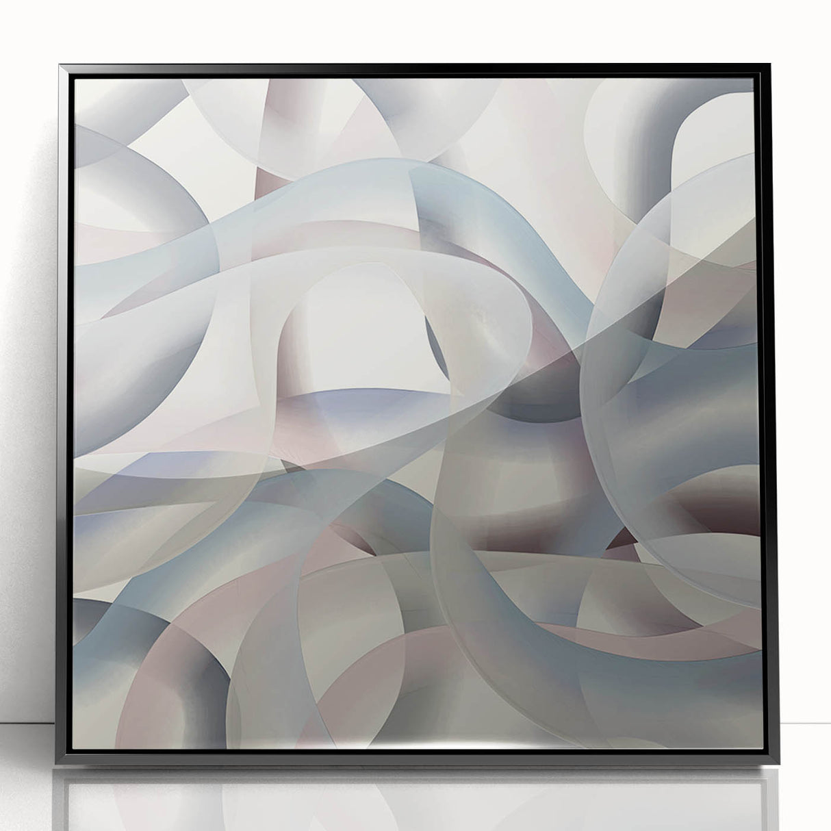 Soft Curve Harmony – Colorful Abstract Wall Hangings in Pastel Tones