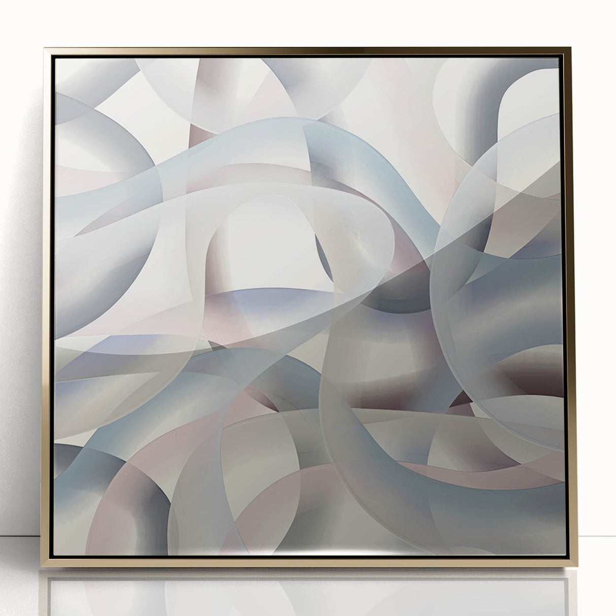 Soft Curve Harmony – Colorful Abstract Wall Hangings in Pastel Tones