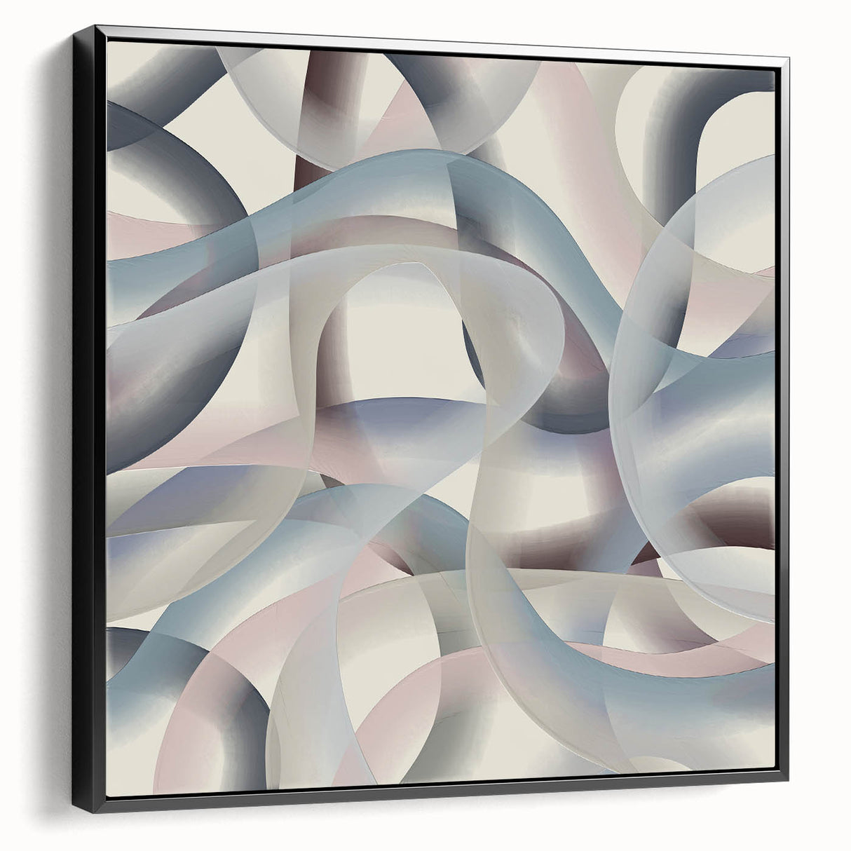 Soft Curve Harmony – Colorful Abstract Wall Hangings in Pastel Tones
