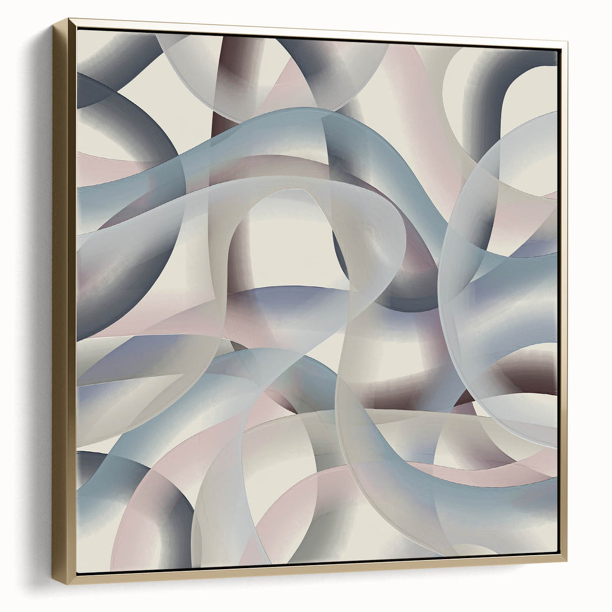 Soft Curve Harmony – Colorful Abstract Wall Hangings in Pastel Tones
