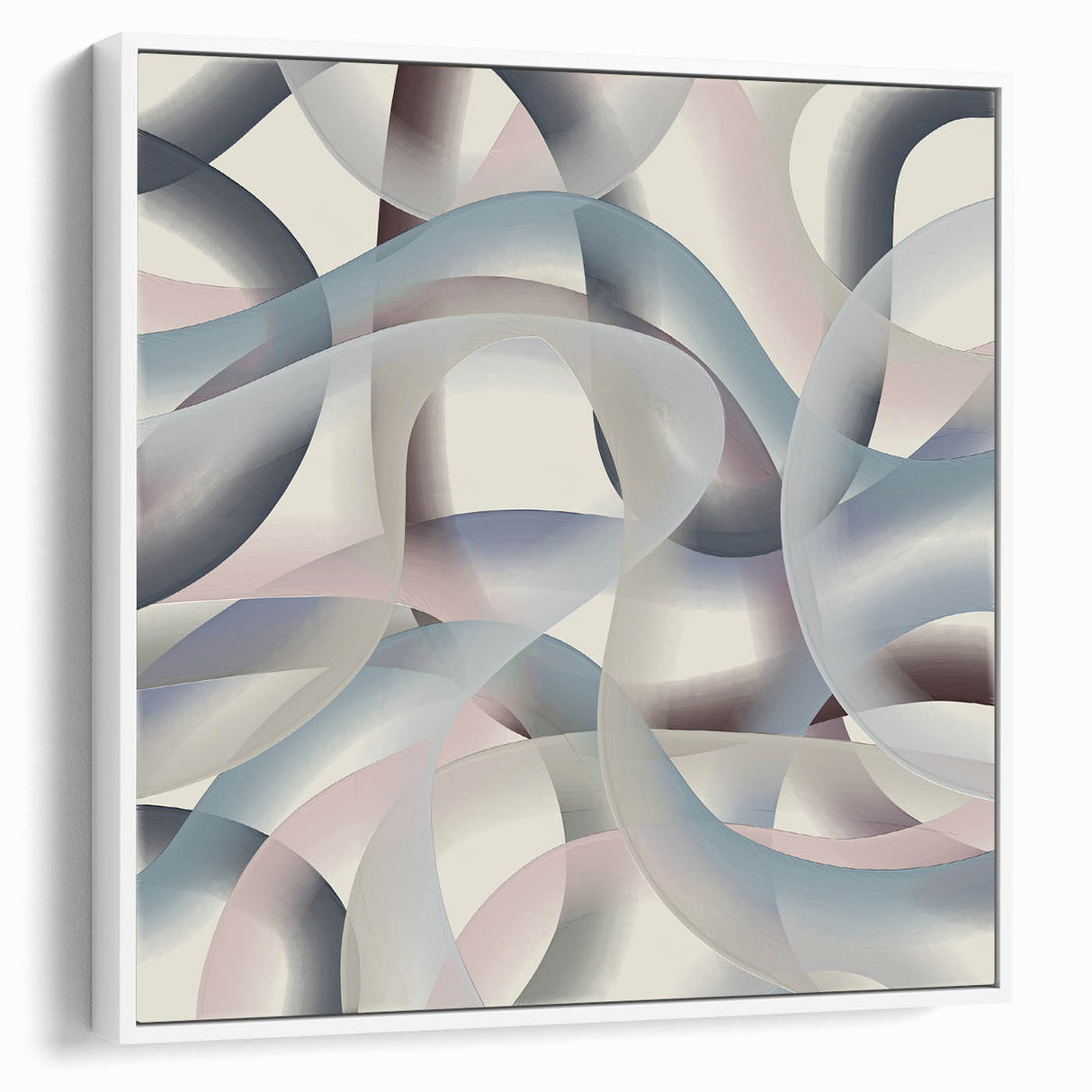 Soft Curve Harmony – Colorful Abstract Wall Hangings in Pastel Tones