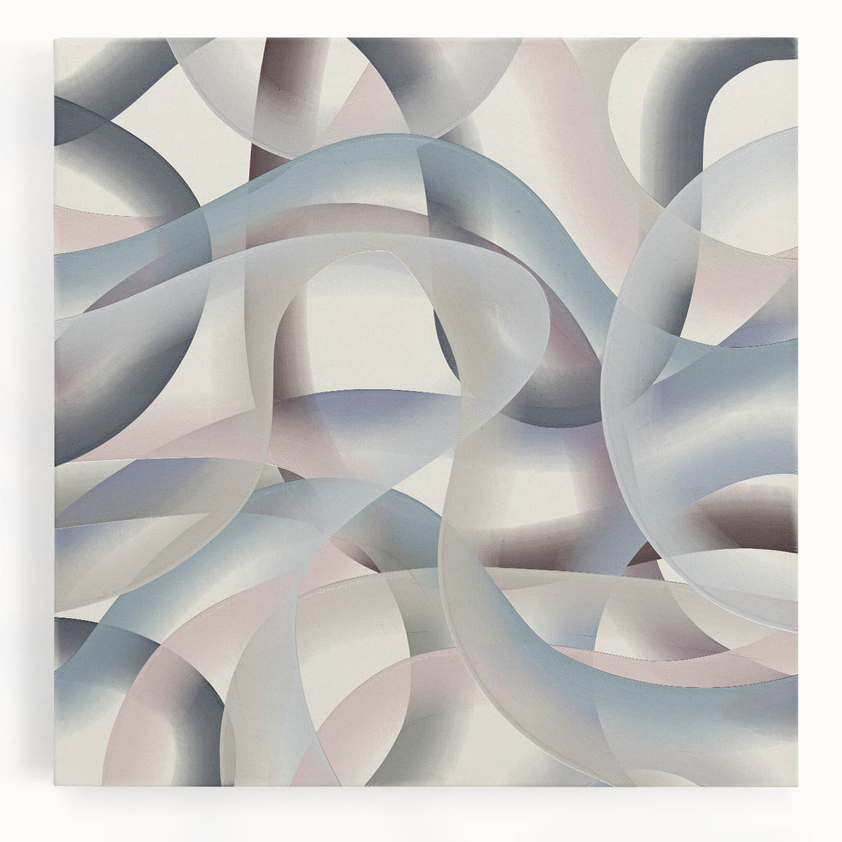 Soft Curve Harmony – Colorful Abstract Wall Hangings in Pastel Tones
