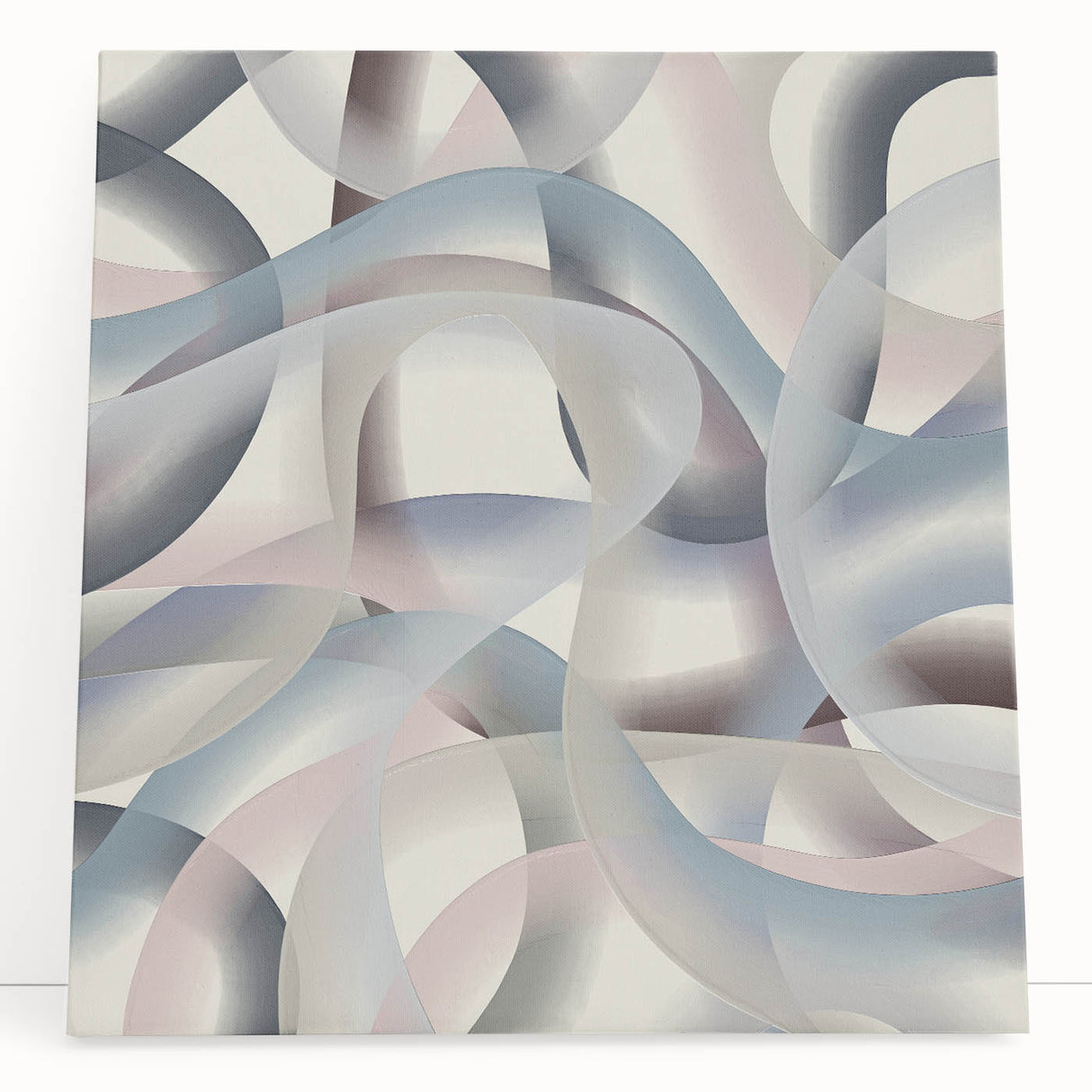 Soft Curve Harmony – Colorful Abstract Wall Hangings in Pastel Tones