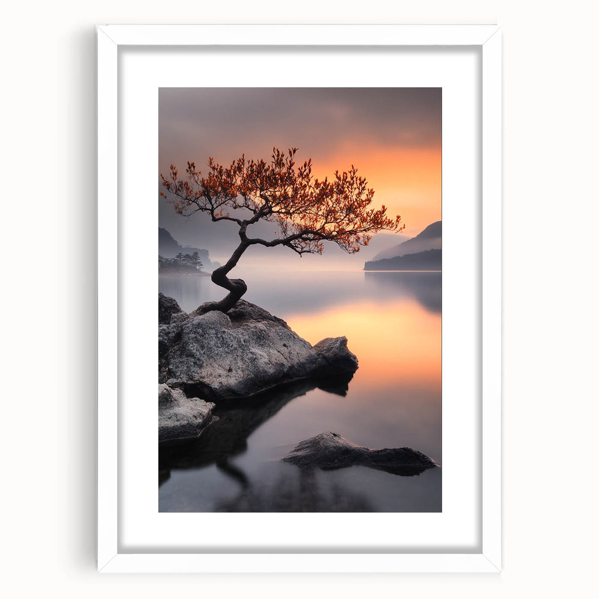 Serene Sunset Reflection – Fine Art Landscape Photography