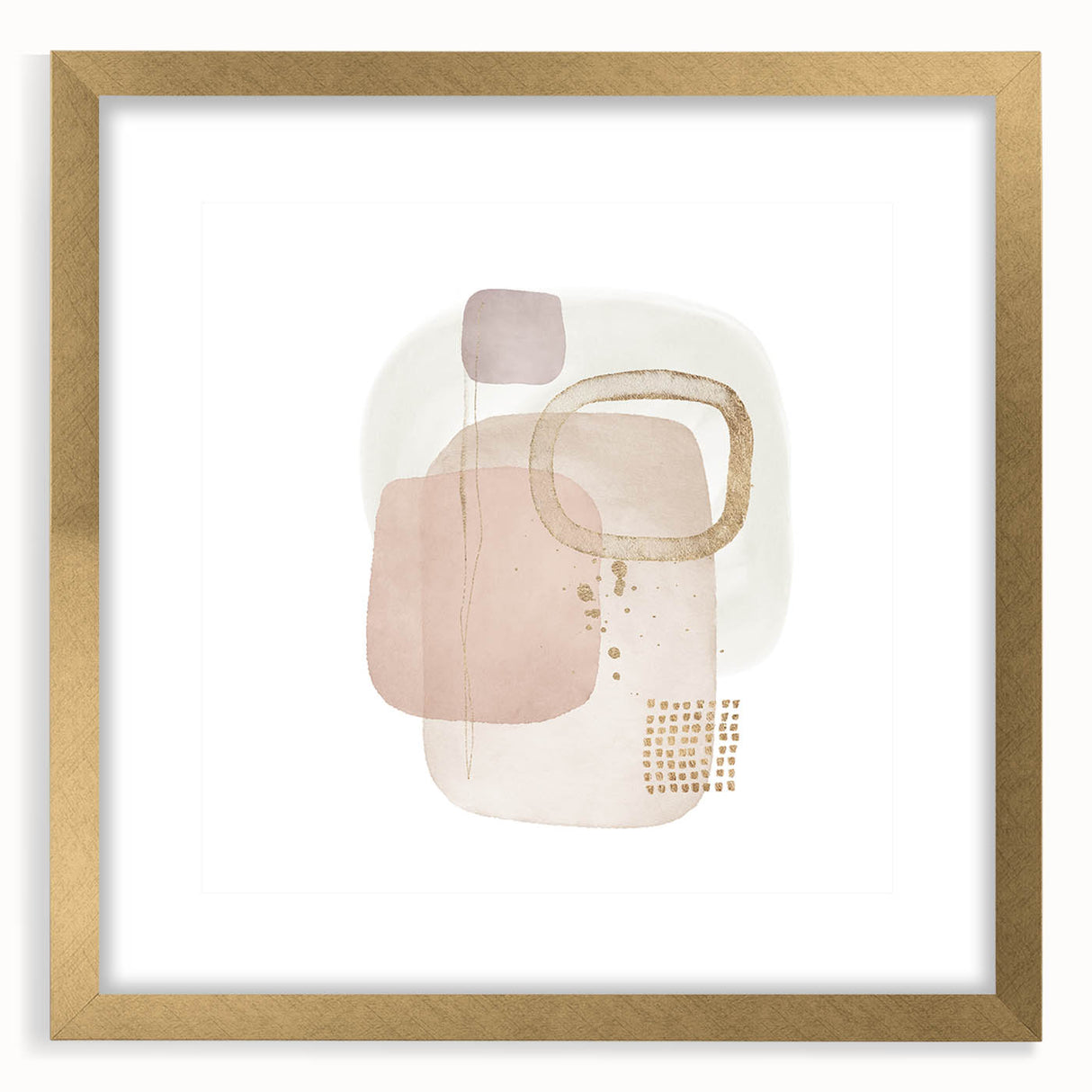 Contemporary Minimalist Wall Art – Abstract Geometric Framed Print