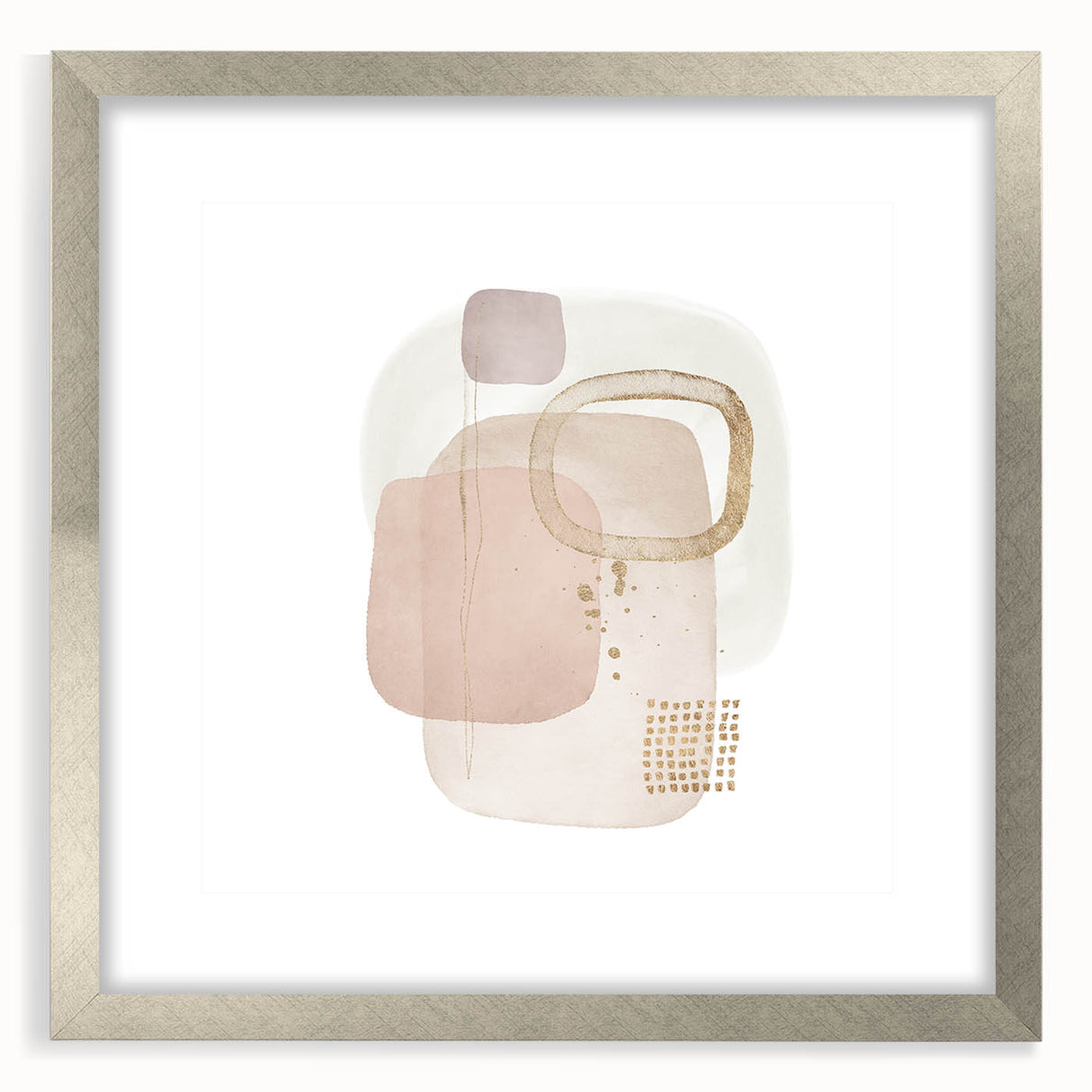 Contemporary Minimalist Wall Art – Abstract Geometric Framed Print