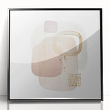 Contemporary Minimalist Wall Art – Abstract Geometric Framed Print