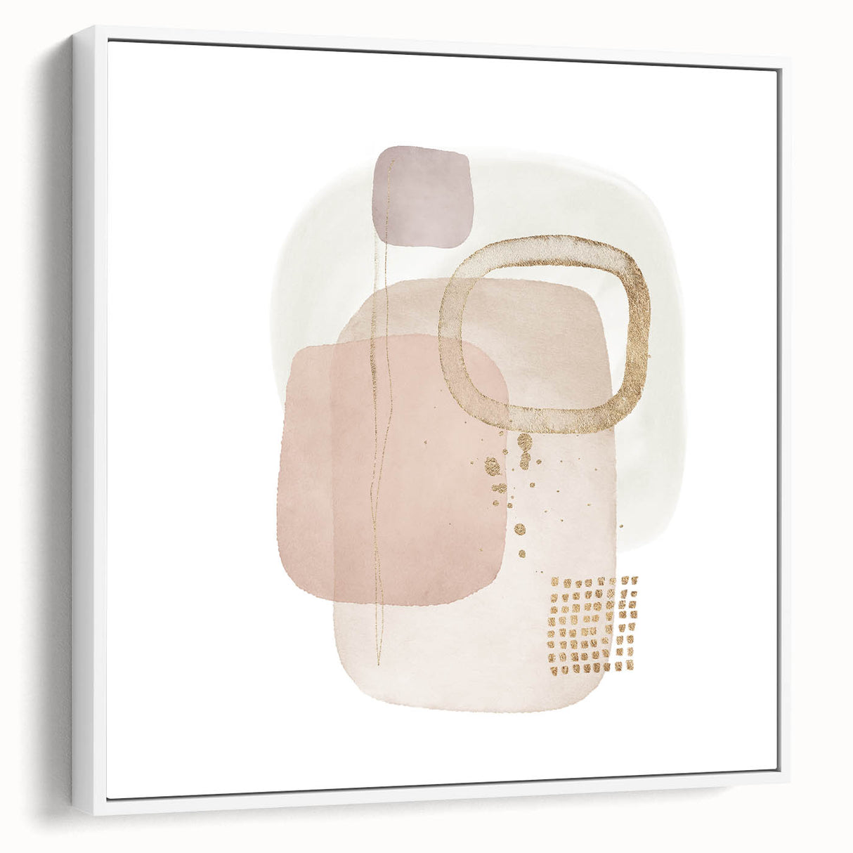 Contemporary Minimalist Wall Art – Abstract Geometric Framed Print