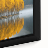 Golden Autumn Reflection – Forest & Landscape Art Prints